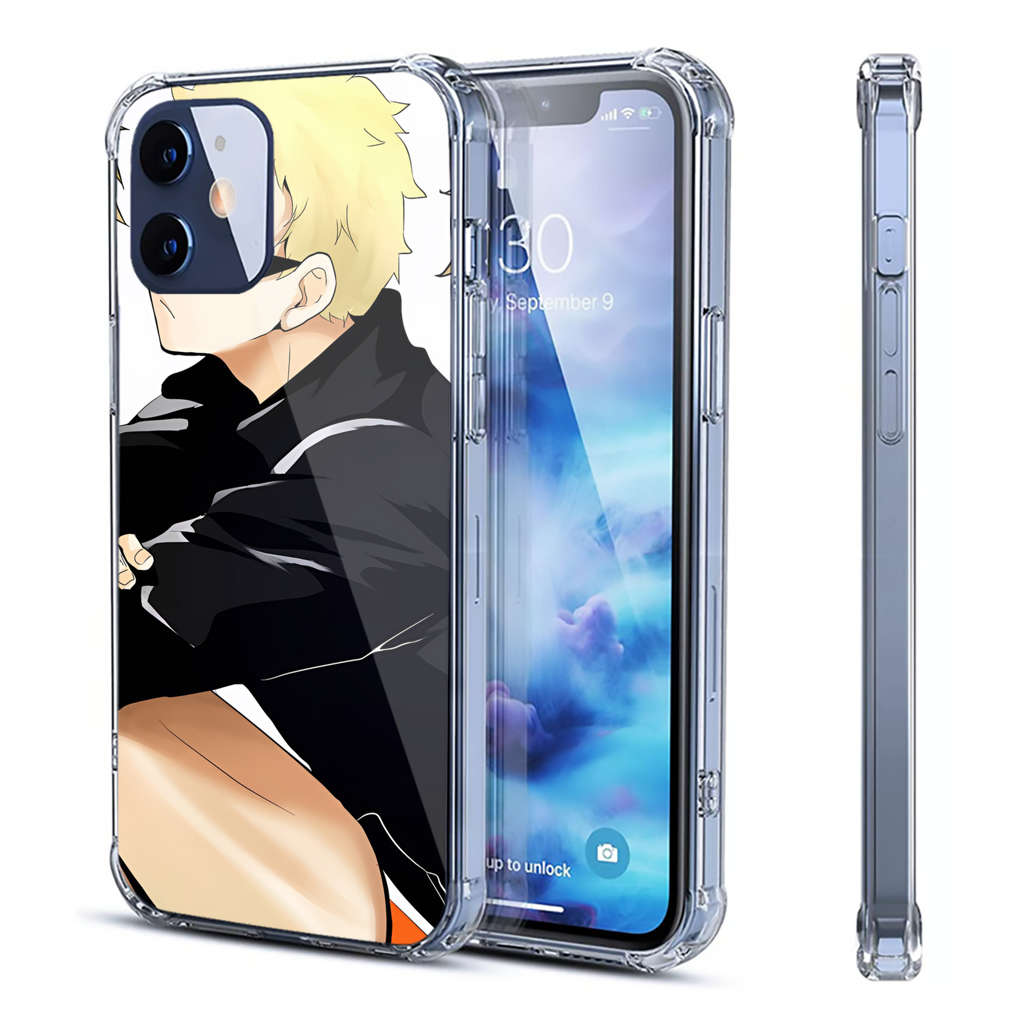 （画像用） ハイキュー!! Haikyu!! 【iPhone 12シリーズ対応】透明スマホケース（クリアソフトケース）
